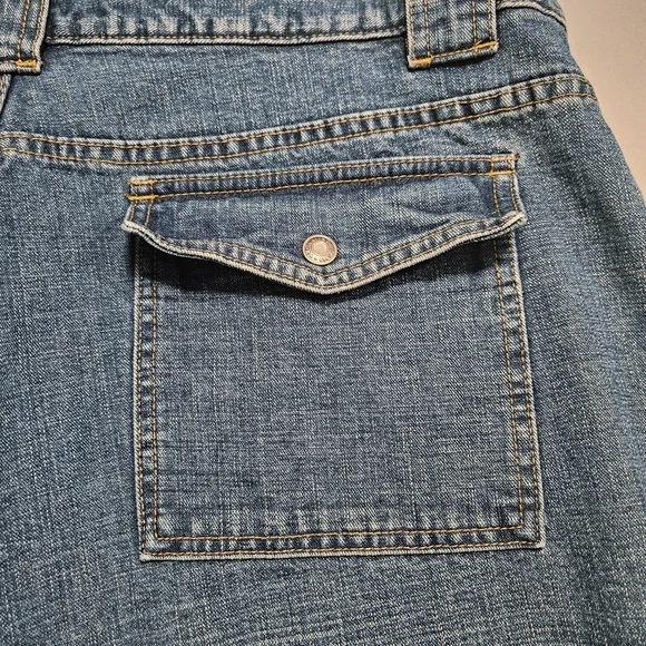 Old Navy Denim Blue Jeans Women's Size 20 Medium Wash Y2K Fall 2002 - Picture 3 of 14